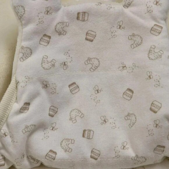 Vintage  Disney Winnie the Pooh Bear Bunting Snowsuit Yellow 6 Months - Picture 8 of 8